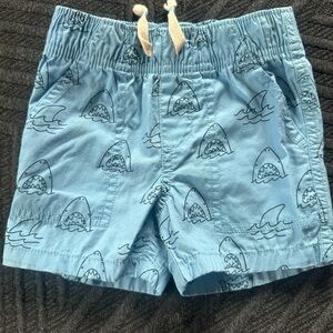 Garanimals Light Blue Shark Print Kids Shorts
